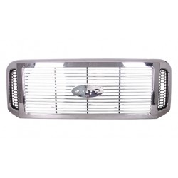 GRILLE 06-07 CHRM/BLK