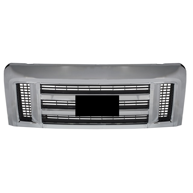GRILLE 08-11 GRAY / CHROME